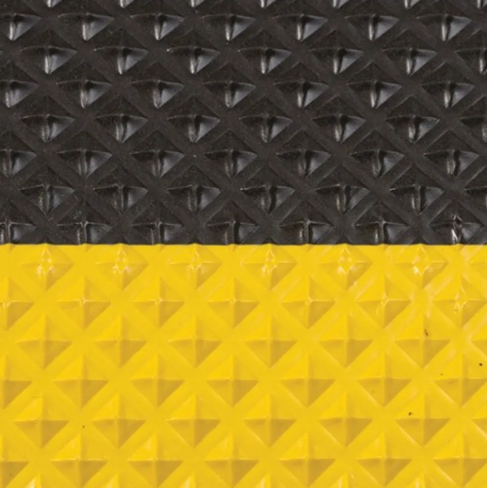 Supreme Sliptech Anti-Fatigue Mat Black/Yellow 2x3 feet