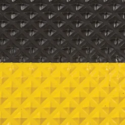 Supreme Sliptech Anti-Fatigue Mat Black/Yellow 2x60 feet