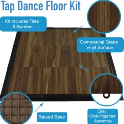 Tap Dance Floor Kit 5/8 Inch x 6x6 Ft.