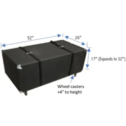 Trade Show 20 Ft. x 20 Ft. Shipping and Storage Case with Wheels