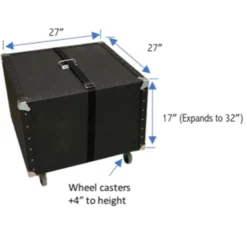 Trade Show 10 Ft. x 20 Ft. Shipping and Storage Case with Wheels