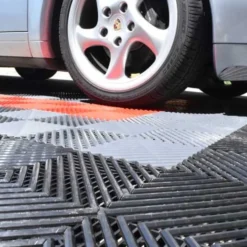 TurboTile Perforated Garage Floor Tile 5/8 Inch x 1x1 Ft.