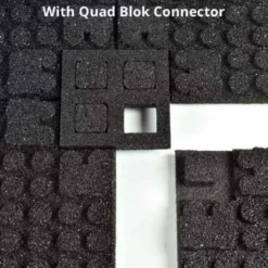 UltraTile Rubber Weight Floor Standard Colors 1 Inch x 2x2 Ft. with Quad Blok
