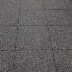 UltraTile Rubber Weight Floor Team Colors 1 Inch x 2x2 Ft. with Quad Blok