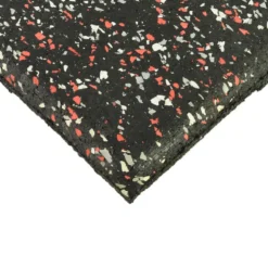 UltraTile Rubber Weight Floor Team Colors 1 Inch x 2x2 Ft. with Quad Blok