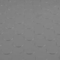 Warehouse Floor Coin PVC Tile Gray 1/4 Inch x 19.625x19.625 Inches
