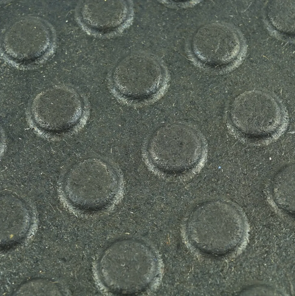 Washbay Button Top Rubber Mats 1/2 Inch 12x14 Ft Kit