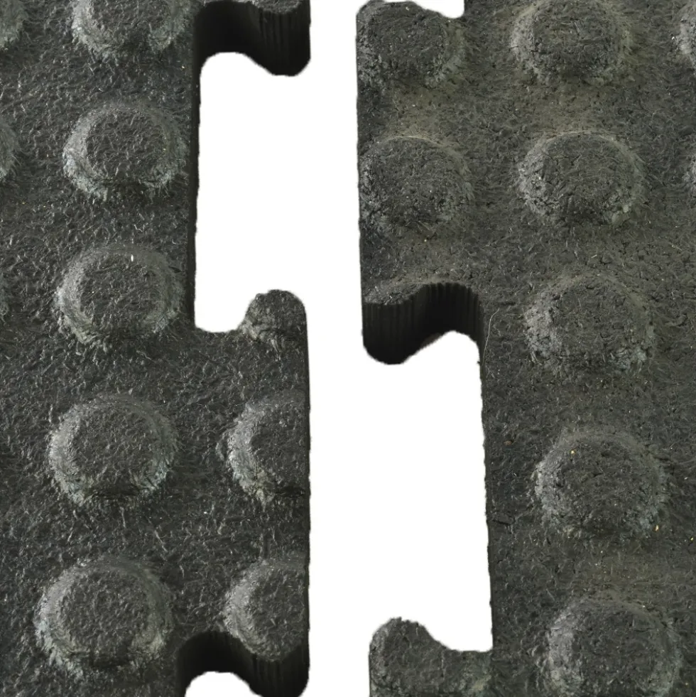Washbay Button Top Rubber Mats 1/2 Inch 12x16 Ft Kit