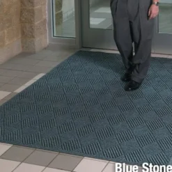 Waterhog Fashion Diamond Indoor Outdoor Entrance Mat Cleated Back 35x46 Inches