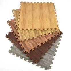 Wood Grain Foam Tiles Reversible 1/2 Inch x 2x2 Ft.