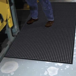 WorkStep Black Perforated Drainage Mat 3x5 Feet