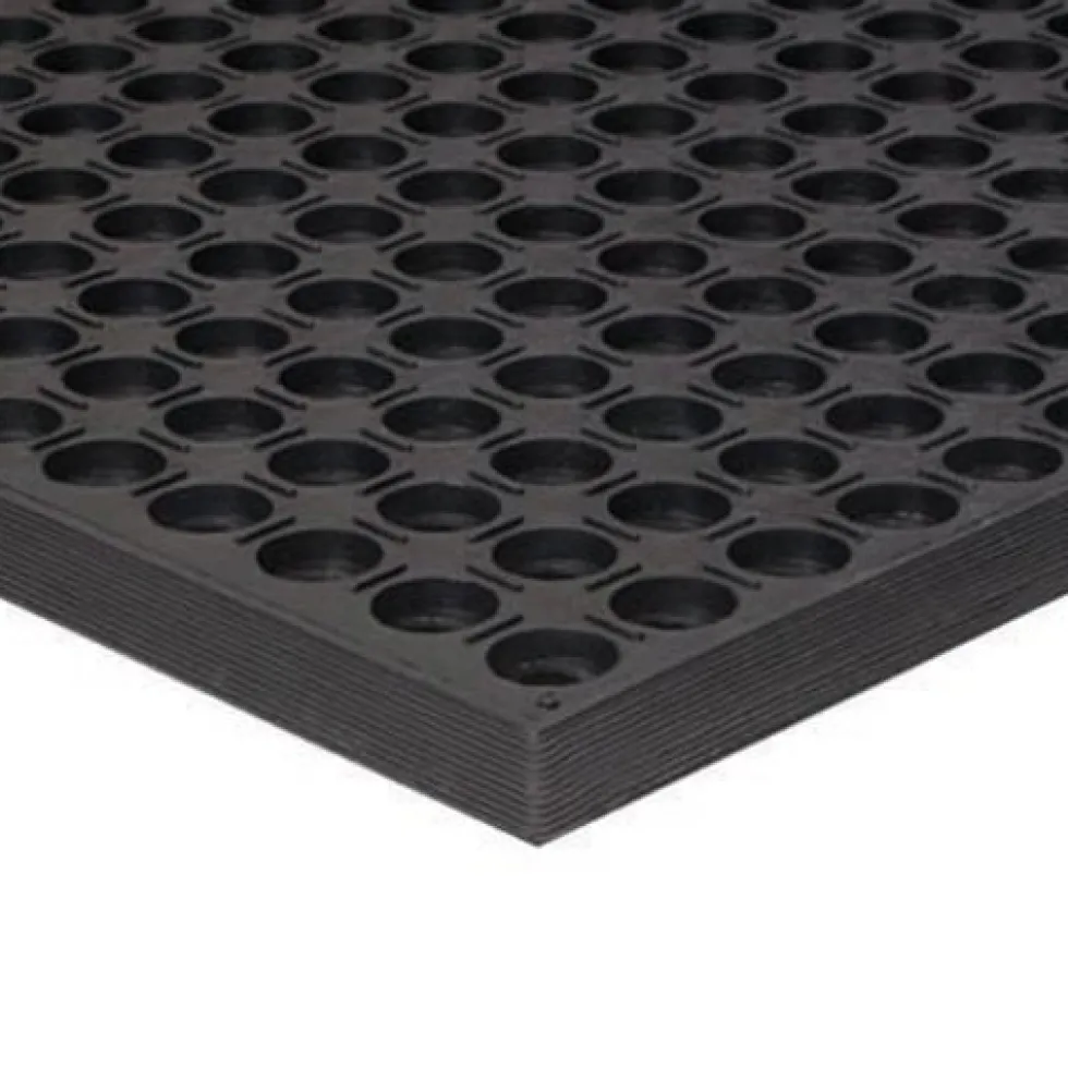 WorkStep Black Perforated Drainage Mat 3x10 Feet